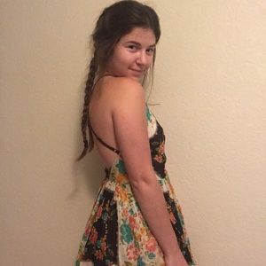 urban outfitters flower print dress